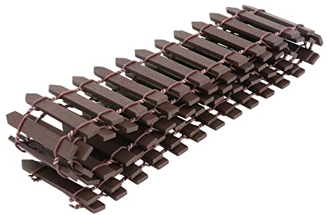 Holibanna Miniatur Garten Holzzaun Lattenzaun Für Feengärten Mikro-blumentopf-dekoration Flexible Randstücke Realistische Form Für Diy-landschaftsgestaltung