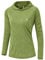 donhobo Damen UPF 50+ Sonnenschutz Hoodie Shirt Leichtgewicht Langarm Angeln Wandern Outdoor Sports Shirt (Frucht grün, 2XL)