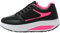 JOMIX Zapatillas Deportivas Mujer Basculantes Sneakers Zapatos Mecedores Cómodos Adelgazar Caminata Jogging Fitness, 01 Fucsia, 39 EU