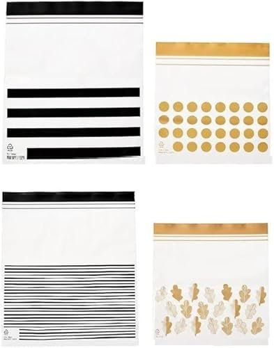 Modaleo - ISTAD Plastic Food Bag Resalable, Zip lock Storage Sandwich Freezer S - XL Multi Size Selections (2.5L 50 bags 1.2L 50 bags)