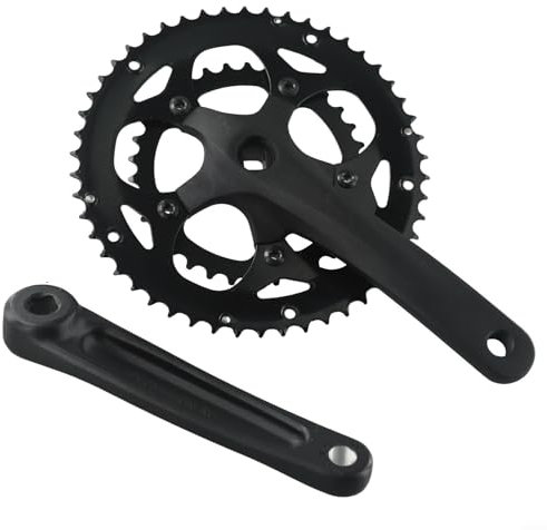 Sileduove Juego de bielas cuadradas de 170 mm para bicicleta de carretera 34/50T Teech (tipo B)