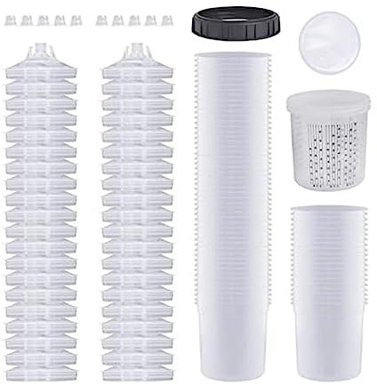 Kliplinc Pots de mélange de peinture jetables pour voiture, faciles à utiliser, utilisés dans les résines de fibre de verre,