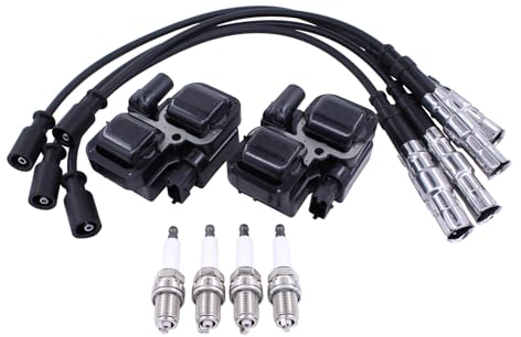 Zündspule Zündkabel Zündkerzen Zündmodul Zündungskabel Stabzündspule Zündleitungen Zündspulenstecker Zündkerzenstecker Zündkabelsatz Verteilerspule für A-Klasse W169 2004-2012 B Klasse W245 2005-2011