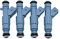 Injecteur de Carburant de Voiture, pour Peugeot 307 CC 2.0 16V 2003-2008, 4 pièces injecteurs de Carburant
