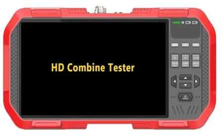 DIGNIFE A86 A82 5 In 1 H.265 4K HD 7 IP CCTV Tester Monitor AHD CVI TVI CVBS Camera Test 8MP Input Multimeter Optical Fiber (Color:A86)