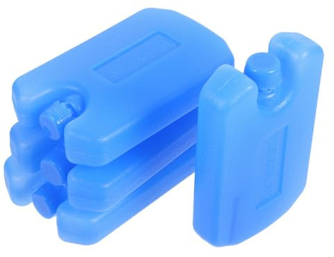 OSOLADY 4pièces Packs De Glace Réutilisables pour Glacières Accumulateurs De Froid pour Camping Pique- Et Bouteilles De Lait Couleur Bleu Ciel