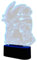 Grupo Erik: Lampada da scrivania Sonic the Hedgehog | Lampada LED 3D di Sonic, 17 x 20 cm con batterie o USB, Accessori scrivania gaming, Sonic Gadget, Luce Notturna per bambini Sonic