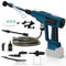 Rondella ad alta pressione, compatibile con batteria Makita da 18 V, 340 W, 4 marce, pistola per pulizia a pressione senza spazzole con tubo da 5 m, ugello 6 in 1, filtro, brocca di schiuma, ugello