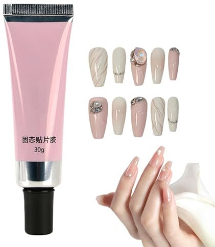 Colle à Ongles Gel Uv - Colle à Ongles Uv | Colle à ongles Gel X | Gel de colle à ongles | Colle à ongles super forte coléoptères | Appuyez sur la colle à ongles en gel doux adhésif pour ongles | Gel