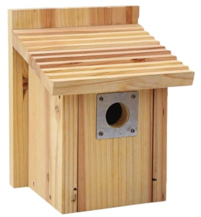 FewNvWa Vogelhaus für Den Außenbereich Nistkasten Holz DIY Futterstelle für Vögel Geschenkidee