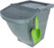 Kerbl Futterbox stapelbar, mit Deckel – 60 Liter (Abmessung 57,8 x 39 x 49 cm, Gewicht 0,22 kg, Grau, Kunststoff) 3210253