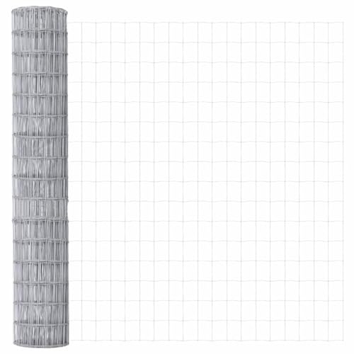 vidaXL Eurozaun 1,6 x 10 m PVC-beschichtetes Eisen
