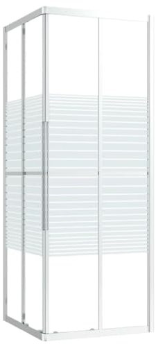 Helloshop26 - Cabina de ducha para cuarto de baño, 70 x 70 x 180 cm, transparente y blanco, 02_0002029