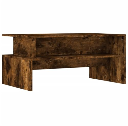 vidaXL Couchtisch Räuchereiche 90x55x42,5 cm Holzwerkstoff