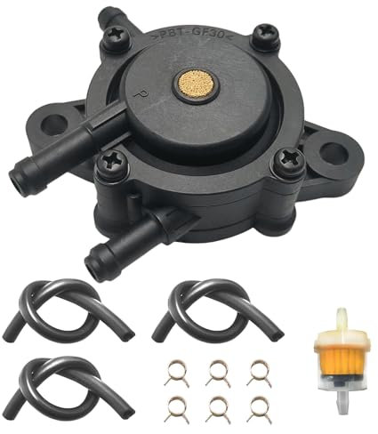 Pompe à huile pour tracteur de tondeuse avec filtre – Petite pompe à huile moteur pour tondeuse à gazon | Accessoires de moteur pour allée, patio, allée, cour, jardin, prairie