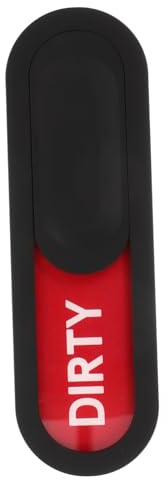 Yardenfun Imán para Lavavajillas Ovalado Doble Cara Señal Magnética para Inoxidable Fácil Identificación y Uso Cocina