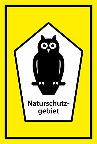 Melis-Folienwerkstatt Schild Naturschutz-Gebiet - 15x10cm - 3mm Aluverbund – 20 VAR S00359-035-C