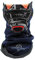 Feuerwehrmann Atemschutz Design als Halswärmer Schlauchschal Multifunktionstuch für Outdoor und Sport Neckwarmer Hand gezeichnet