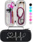 BOVKE Stethoskop Fall für 3M Littmann Classic III, Lightweight II S.E, MDF Acoustica Leichtes Stethoskop, zusätzlicher Raum für medizinische Bandage Schere EMT Trauma Schere und LED Penlights, schwarz