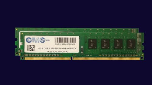 8GB (2X4GB) RAM Memory Compatible with ASRock - Fatal1ty AB350 Gaming K4, Fatal1ty X370 Gaming K4, Fatal1ty X370 Gaming X, Fatal1ty X370 Professional Gaming Motherboards by CMS C117