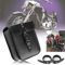 1 x Motorrad kleine Seite Satteltasche PU Leder Wasserdicht Motorrad Tankrucksack Seitengepäck Schwarz