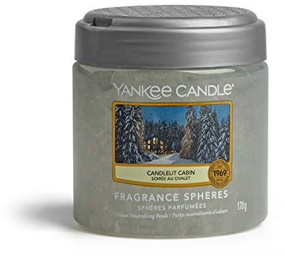 Yankee Candle Fragrance Spheres Air Freshener, Candlelit Cabin, Lasts up to 30 days, Alpine Christmas Collection