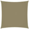 vidaXL Sonnensegel Wasserfest Sonnenschutz Windschutz Sonnendach UV Schutz Garten Terrasse Balkon Oxford-Gewebe Quadratisch 4x4m Beige