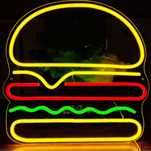 Jinson well Hamburger lampe neon zeichen wand, führte dekor nachttischlampen, neon zeichen hochzeit schlafzimmer tabelle geschenk kinder spielzeug dekor dekorationen zum geschenk
