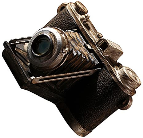 PRETYZOOM Modèle de' Appareil Photo Vintage Vieux Résine De Mode Caméra Européenne Style Ornement pour Film Soutiens La Maison Café Décoration