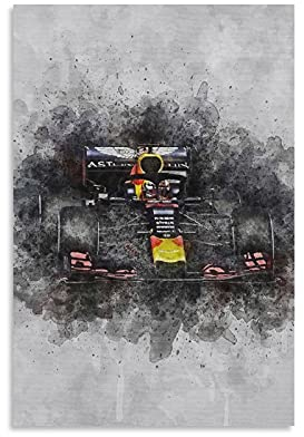GNKIO Max Verstappen (1) Poster Dekorative Malerei Leinwand Wandkunst Wohnzimmer Poster Schlafzimmer Malerei 12x18inch(30x45cm)