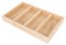 Cabilock Bac D' Affichage en Verre de Lunettes en Bois: Lunettes de Soleil en Bois Étui de Rangement 4 Compartiments Lunettes de Montre Porte- Bijoux pour Tiroirs