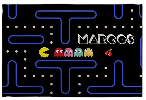 LolaPix Platzdeckchen Abwaschbar Kinder Schule. Tischset Kinder. Platzdeckchen Abwaschbar Kinder. Tischset mit Namen. 30x45 cm. Personalisierte Geschenke. Pacman