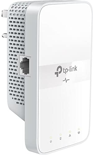 TP-Link TL-WPA7617 AV1000 Gigabit Passthrough Powerline Adapter Kit, Dual-Band WiFi Booster Speed up to 1200 Mbps, One-Touch Wi-Fi Configuration, Auto-Sync, 4K Streaming, No Configuration Required