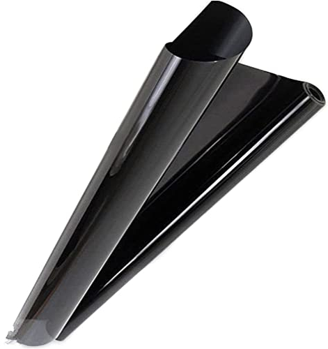 Auto Scheibentönungsfolie, MoreChioce Auto Scheiben Fensterfolie UV-Schutz Tönungsfolienrolle Kratzfeste Autoscheiben Folie Selbstklebende Sonnenschutzfolie, 50cm x 600cm Lichtdurchlässigkeit 15%