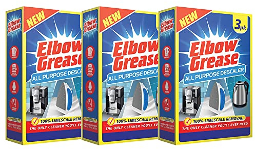 3 x 3 Pack All Purpose Descaler Limescale Remover for Kettles Coffee Machines & Irons - Total 9 Sachets, 25ml Each