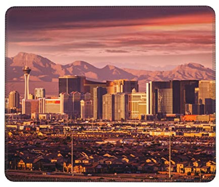 Las Vegas Gaming-Mauspad, groß, Computer-Tastatur, Mauspad, Schreibtischunterlage für Zuhause, Büro, Gaming-Arbeit