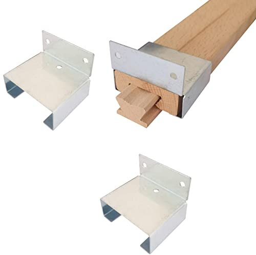 Btibpse Schubladenführungen aus Holz, Stahl, Mittelmontage, Kommode, Schubladenführung, 4 Stück