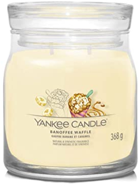 YANKEE CANDLE Signature Medium Jar BANOFFEE WAFFLE