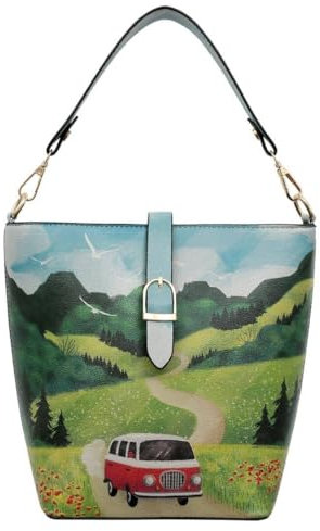 DOGO Bucket Bag - Blissful Journey - Damen Umhängetasche