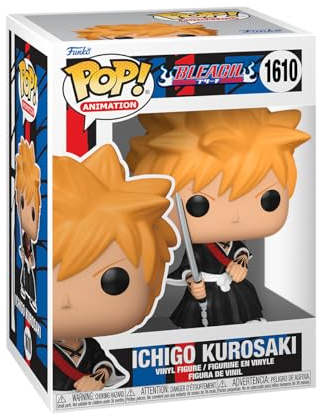 Funko POP! Animation: BLEACH - Ichigo Kurosaki - Vinyl-Sammelfigur - Geschenkidee - Offizielle Handelswaren - Spielzeug Für Kinder Und Erwachsene - Anime Fans - Modellfigur Für Sammler Und Display