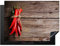 KitchenYeah© Protezione Piano Cottura Tappetino per Induzione 70x52 cm Cucina Proteggi Coprifornello Antiscivolo Pepe - Legno - Spezie - Erbe - Rosso