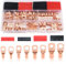 YIXISI 120 Piezas M6/M8 Terminales de Anillo kit, Conectores de Tubular, Terminales de Cable Batería, para Cable Eléctrico, con Tubos Termorretráctiles, Dorado