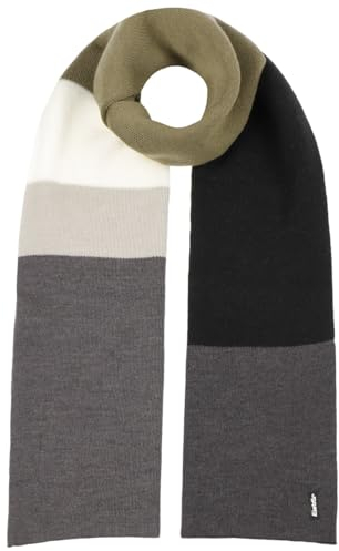 Eisbär Miron 2.0 Schal Strickschal Winterschal Damenschal Herrenschal (One Size - khaki)