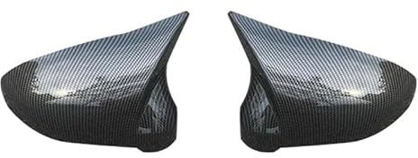 LECREA Spiegelgehäuse, für Audi A4 A5 B9 2017 2018 2019 S4 S5 RS5 Außenspiegel, Spiegelkappe,Carbon Pattern