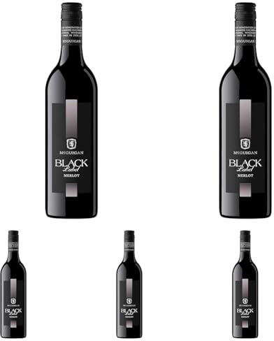 McGuigan Black Label Merlot, 75cl (Pack of 5)
