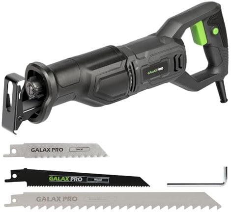 GALAX PRO 710W Reciprocating Saw with 3000 SPM Variable Speed, for Precision Cuts in Wood, Metal, and More,Tool-Free Blade Change