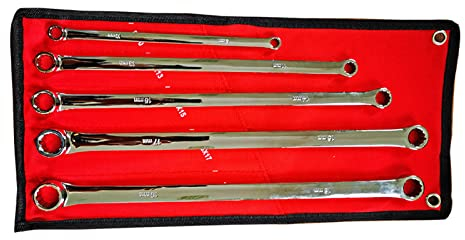 5-teiliges Ratschenschlüssel Set Mit Metrischem Ratschenschlüssel Für Extra Langen Doppelringschlüssel Aus Vanadiumstahl Luftfahrt Schraubenschlüssel Extra Langes Ratschenschlüssel Set Metrisches