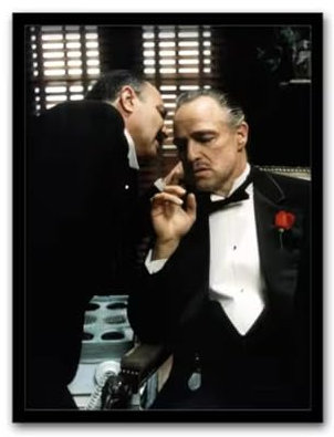 phtnmaihw Gemälde auf Leinwand, Poster, Film, klassisch, der Pate, Heimdekoration, 50 x 70 cm, ungerahmt