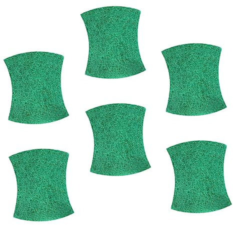 Didiseaon 6 Pezzi Pagliette Spugna Di Luffa Spugna Per Lavandino Asciugamano Ad Asciugatura Rapida Paglietta in Tessuto Per Lavare i Piatti Lavapiatti Da Cucina Spugna Per Piatti Nylon Green