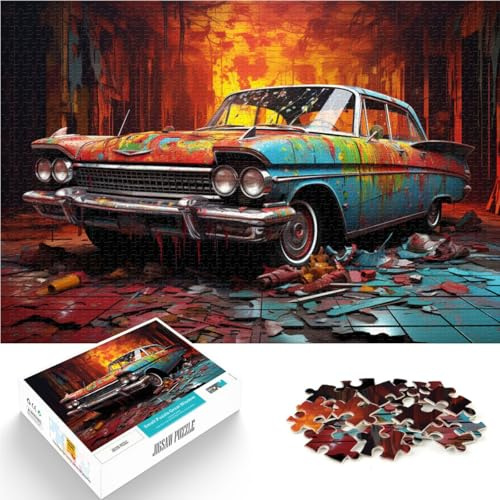 Puzzle für Erwachsene, Auto, Denkspiel, 2000 Teile, 27,56 x 39,37 Zoll, Wichtelgeschenk für Teenager ab 14 Jahren